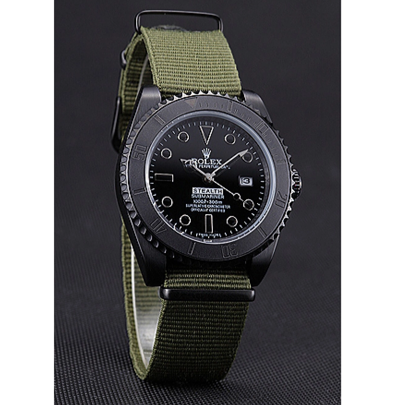 Aaa replica watch Olive Stealth Submariner 621995 Rolex 0517